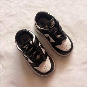 Nike Kids Black & White Dunks